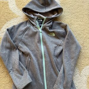 The North Face Kids Gray Full-Zip Hoodie
